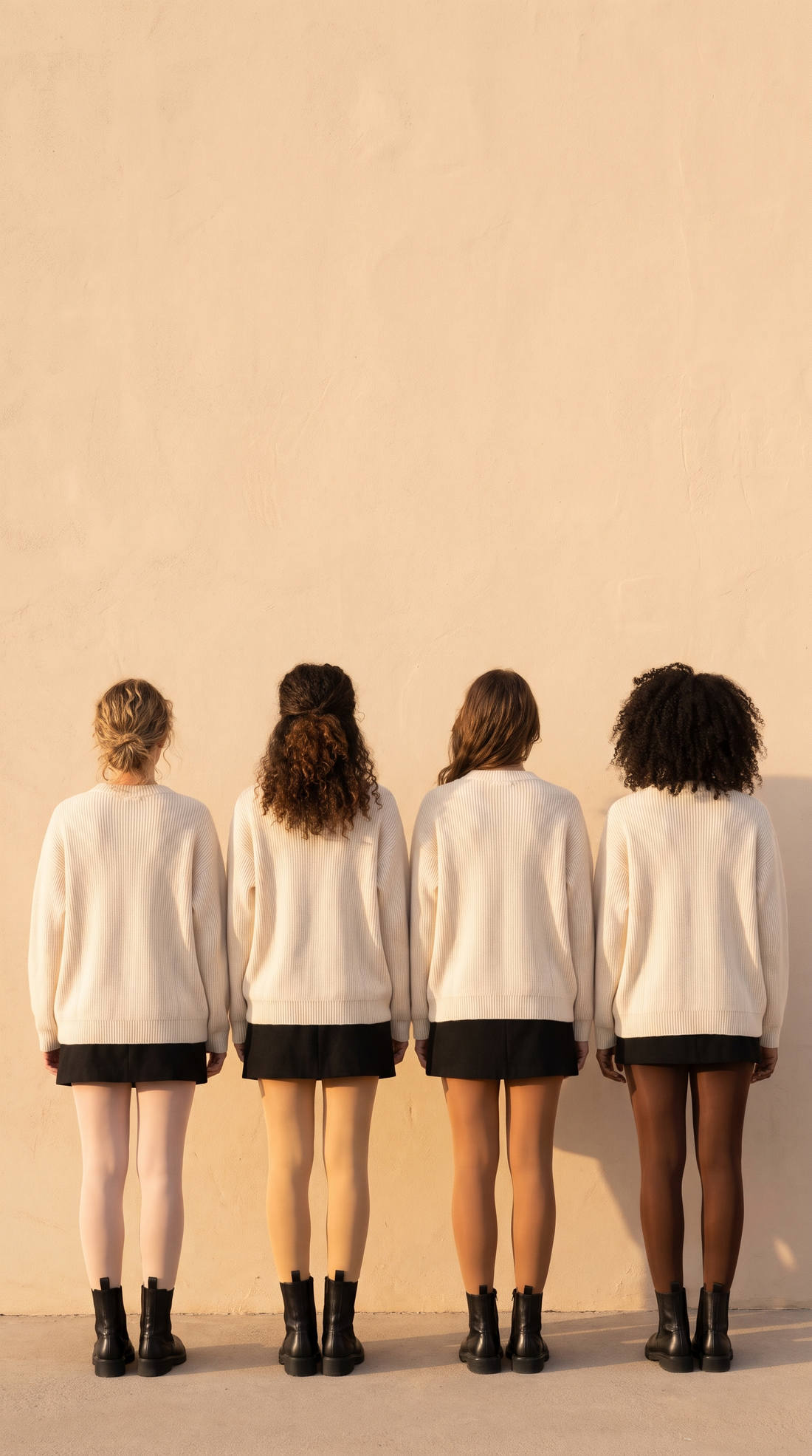 Sheerly four shades on four women