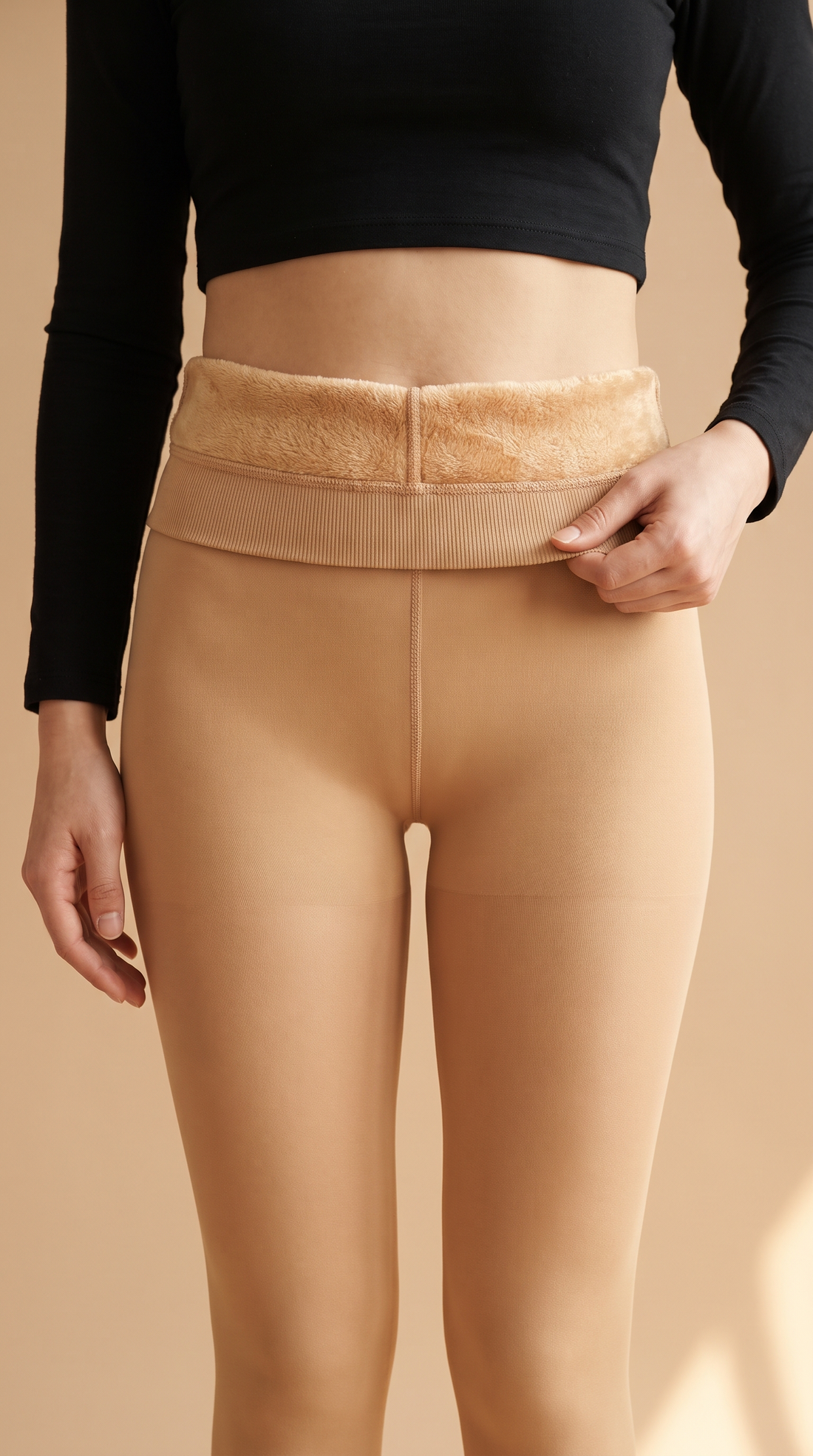 Sheerly fleece warmth detail